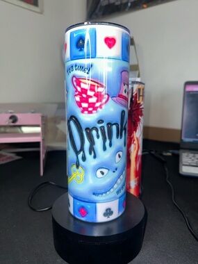 Wonderland Cat 20oz Tumbler